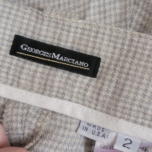 Vintage 70s MOD Georges Marciano Plaid Houndstooth Trouser Pants - 2 - Picture 12 of 12